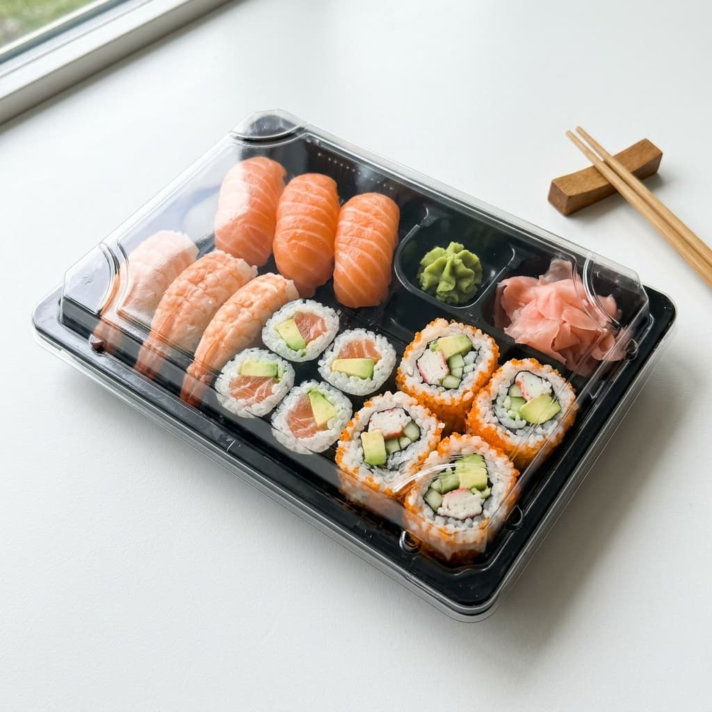 vassoi sushi all'ingrosso | Japanese Foo - Produttore all'I - Brosan Packaging